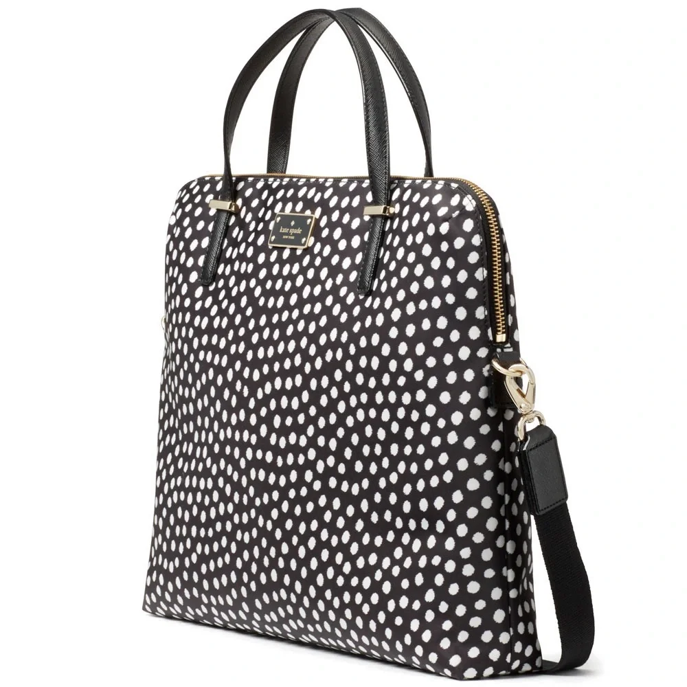 Kate Spade New York Daveney Wilson Road Musical Dots Laptop Shoulder Bag Handbag